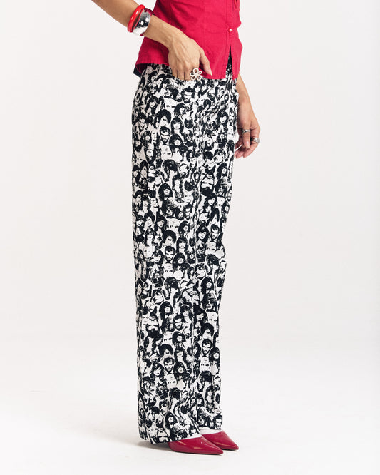 B&W Portrait Pants