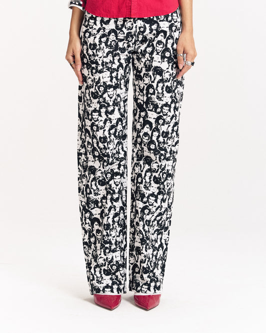 B&W Portrait Pants