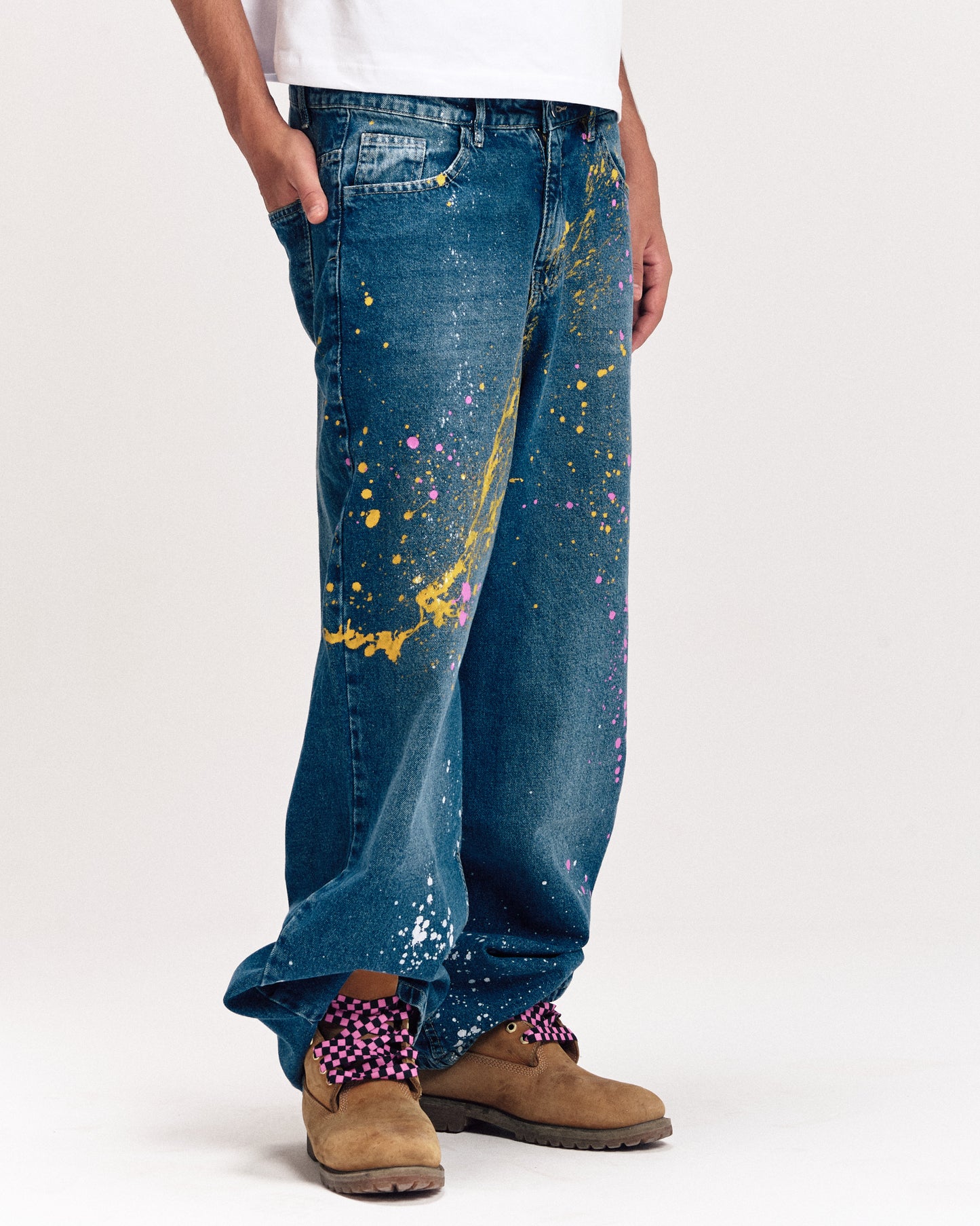 Paint Splatter Denim