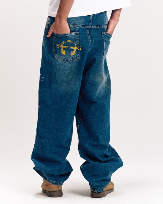 Paint Splatter Denim