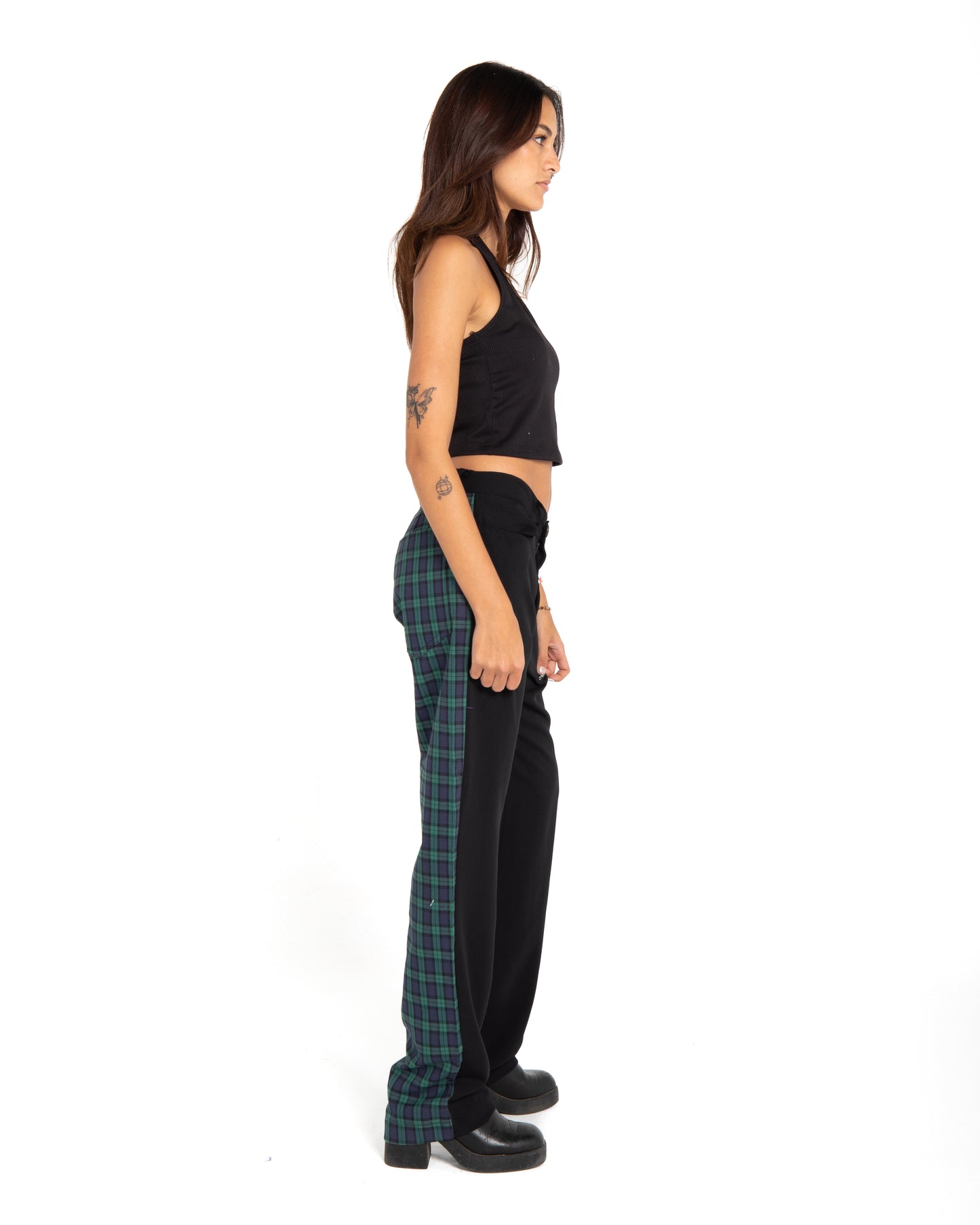 Quarter Plaid Pants